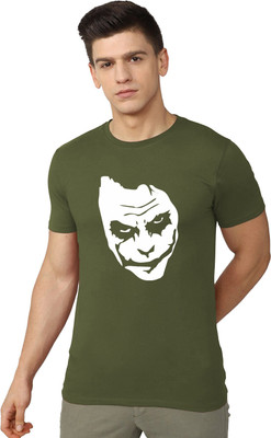 RULEDBYSUN Graphic Print Men Round Neck Green T-Shirt