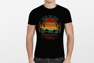 ZORI Printed Men Round Neck Black T-Shirt