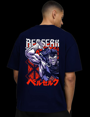 RAN ELEVEN COMPANY Graphic Print Men Round Neck Blue T-Shirt