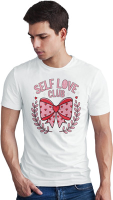 Seek Buy Love Printed, Graphic Print Men Round Neck White T-Shirt