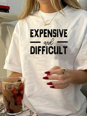 Relva Printed Women Round Neck White T-Shirt