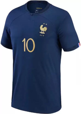 privic Printed Men Round Neck Dark Blue T-Shirt