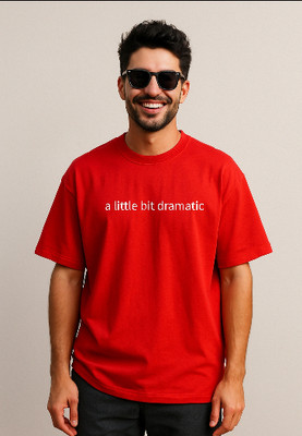 UrGear Printed Men Round Neck Red T-Shirt