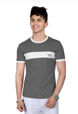 ZEDIN Solid Men Round Neck Green T-Shirt