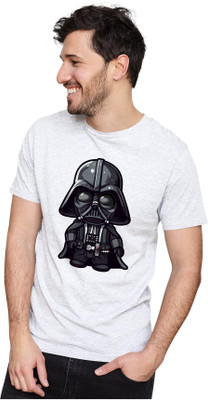 KRYONIX Printed Men Round Neck White T-Shirt