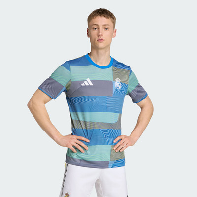 ADIDAS Graphic Print Men Crew Neck Blue T-Shirt