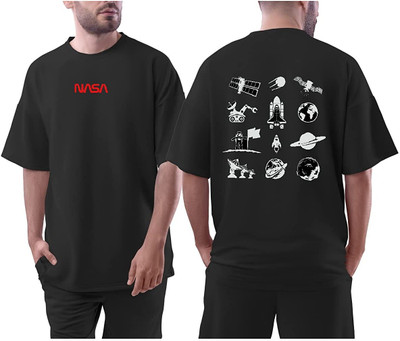 The Modern Soul Printed Men Round Neck Black T-Shirt