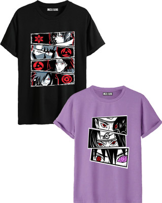 DRIZZLE CLICKS Graphic Print Men Round Neck Multicolor T-Shirt