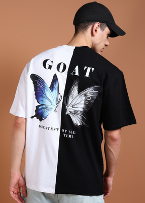 Zelixwear Graphic Print Men Round Neck Black, White T-Shirt