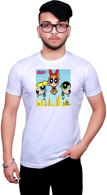 GOLDMONKS Printed Men Round Neck White T-Shirt