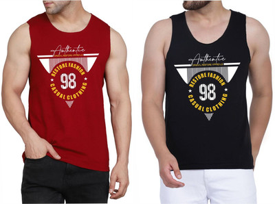 Restore Printed Men Round Neck Multicolor T-Shirt