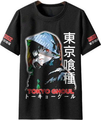 ON TREND Printed, Typography Men Round Neck Black T-Shirt