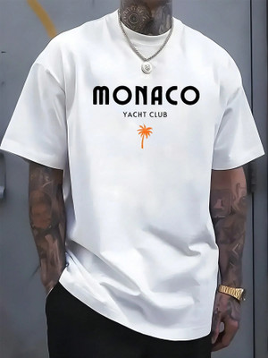 Relva Printed Men Round Neck White T-Shirt