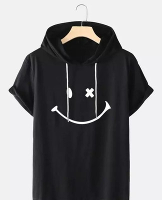 glitsy Half Sleeve Printed Men Sweatshirt
