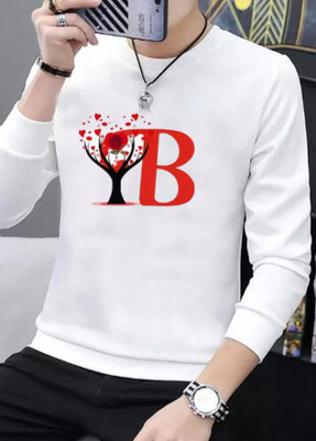 clickwell Printed Men Round Neck White T-Shirt