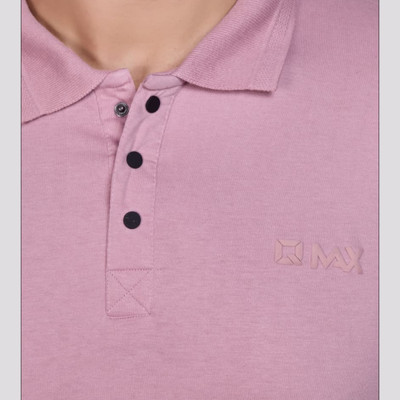 Qudio Solid Men Polo Neck Reversible Black T-Shirt