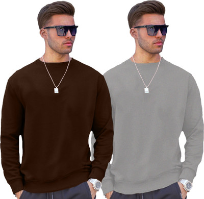 JUGULAR Solid Men Round Neck Multicolor T-Shirt