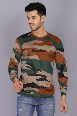 Dupex Printed Men Round Neck Multicolor T-Shirt