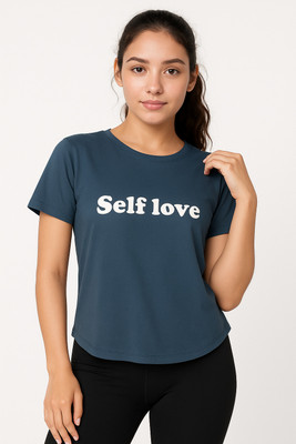 MYo2 Printed Women Round Neck Reversible Multicolor T-Shirt