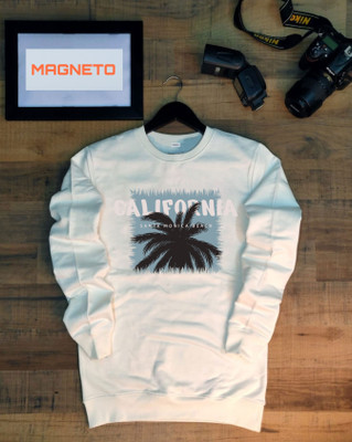 Magneto Full Sleeve Solid Men Sweatshirt