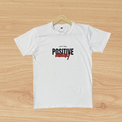 AARADHAYA ENTERPRISES Printed Men Round Neck White T-Shirt