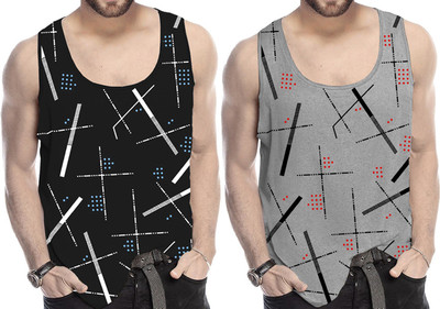 TRIPR Printed Men Round Neck Multicolor T-Shirt