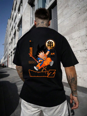 dos herman Printed Men Round Neck Black T-Shirt