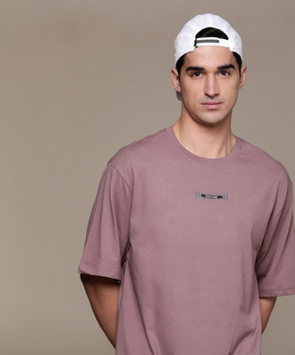 Roadster Solid Men Round Neck Multicolor T-Shirt