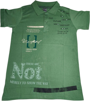 faizan fashion Solid Men Polo Neck Dark Green T-Shirt