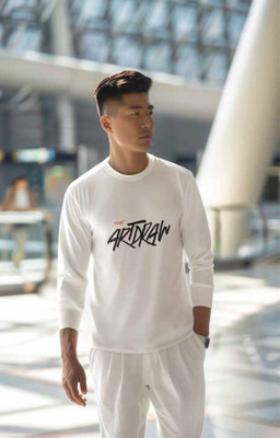 Desi Designs Textiles Pvt Ltd Printed Men Round Neck White T-Shirt