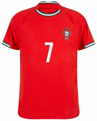 Thiva Printed Men Round Neck Red T-Shirt