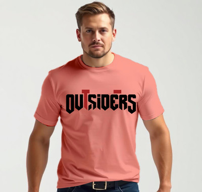 RasJon Printed Men Round Neck White T-Shirt