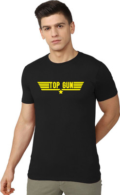 OrrganicChics Graphic Print Men Round Neck Black T-Shirt