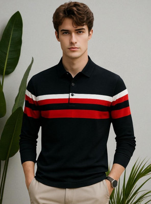 Autna Printed Men Round Neck Black T-Shirt