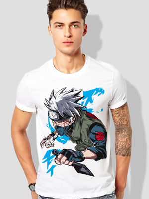 Wayup Printed Men Round Neck White T-Shirt
