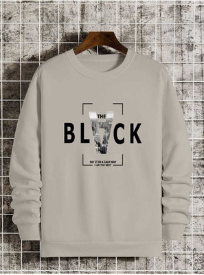 hkCreation Typography Men Round Neck Grey T-Shirt