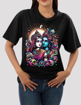 sova legacy Graphic Print Women Round Neck Black T-Shirt