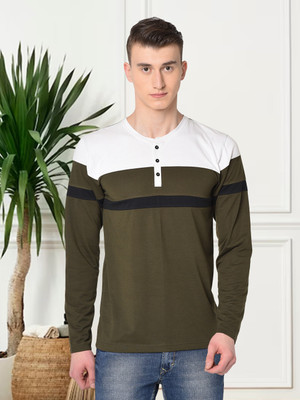 UNICUS APPAREL Colorblock Men Round Neck Multicolor T-Shirt