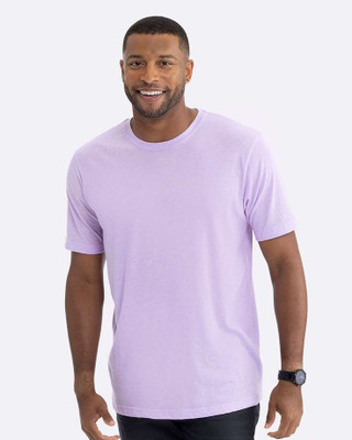 INVEINS Solid Couple Round Neck Purple T-Shirt