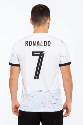 ponss Printed Men Polo Neck White T-Shirt
