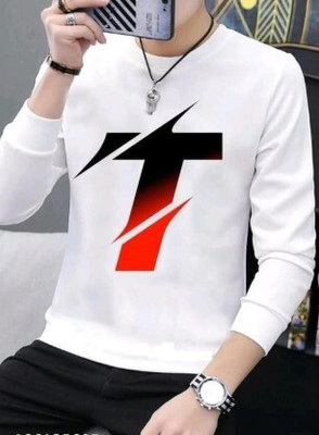 KRYONIX Solid Men Round Neck Silver T-Shirt