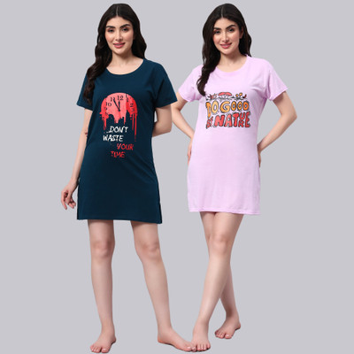 Brayles Graphic Print Women Round Neck Multicolor T-Shirt