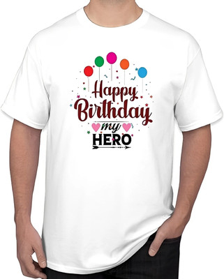 CHITRAA STYLE Typography Men Round Neck White T-Shirt