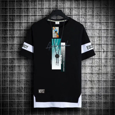 Conway Printed, Typography Men Round Neck Black T-Shirt