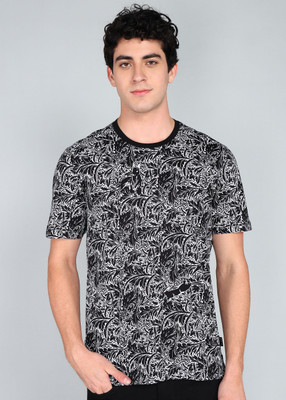 Ted Baker Printed Men Crew Neck Multicolor T-Shirt