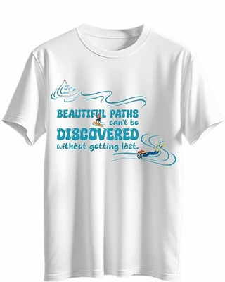 ATVI.FIT Typography Men Round Neck Maroon T-Shirt