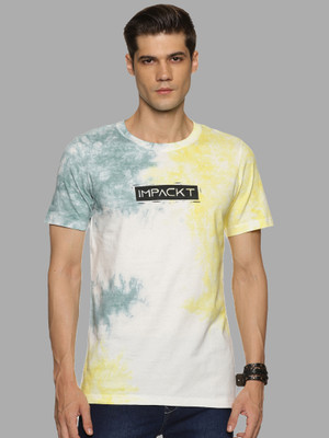 IMPACKT Printed Men Round Neck Multicolor T-Shirt