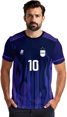 Bodysports.co Printed, Sporty Men Round Neck Multicolor T-Shirt