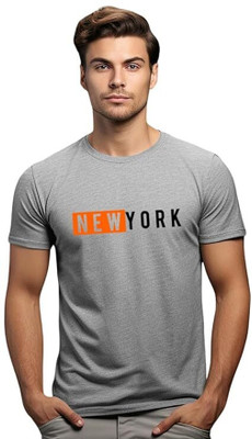 ROYALTRADERS Printed Men Round Neck Multicolor T-Shirt