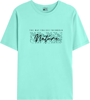 JUGULAR Printed Men Round Neck Light Green T-Shirt